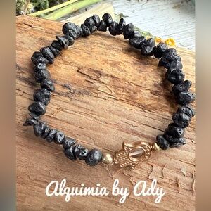 Alquimia Black and Gold Bracelet